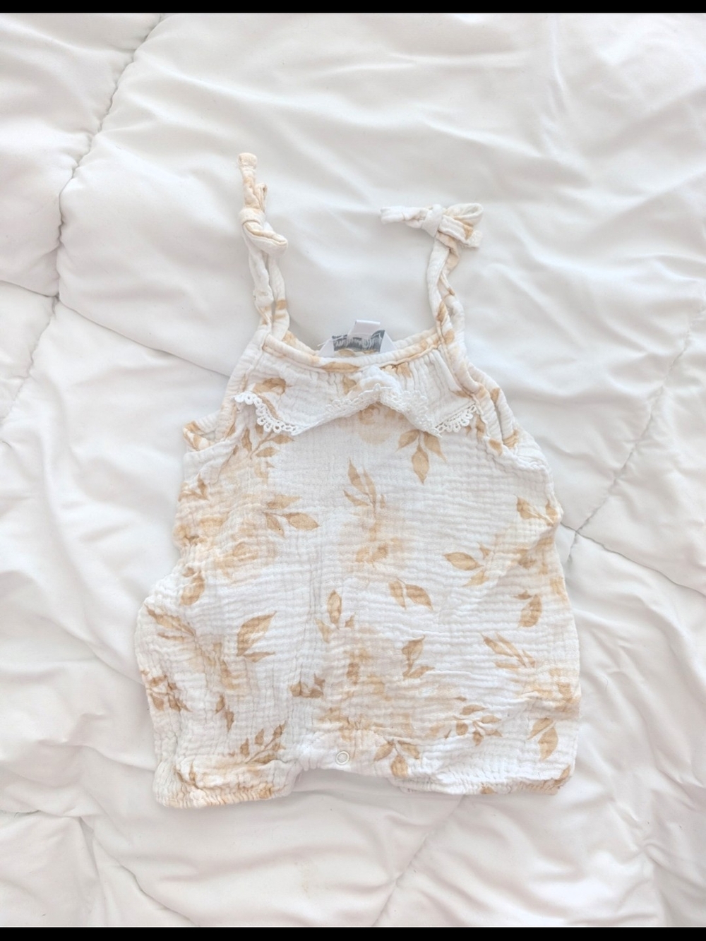 Floral Ruffle Baby Romper - Multi Color - Picture 2 of 13
